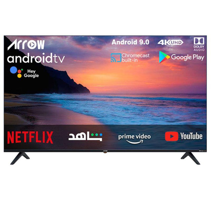 Arrqw 75 inch Smart 4K TV Android LEG - RO-75LEG - Zrafh.com - Your Destination for Baby & Mother Needs in Saudi Arabia