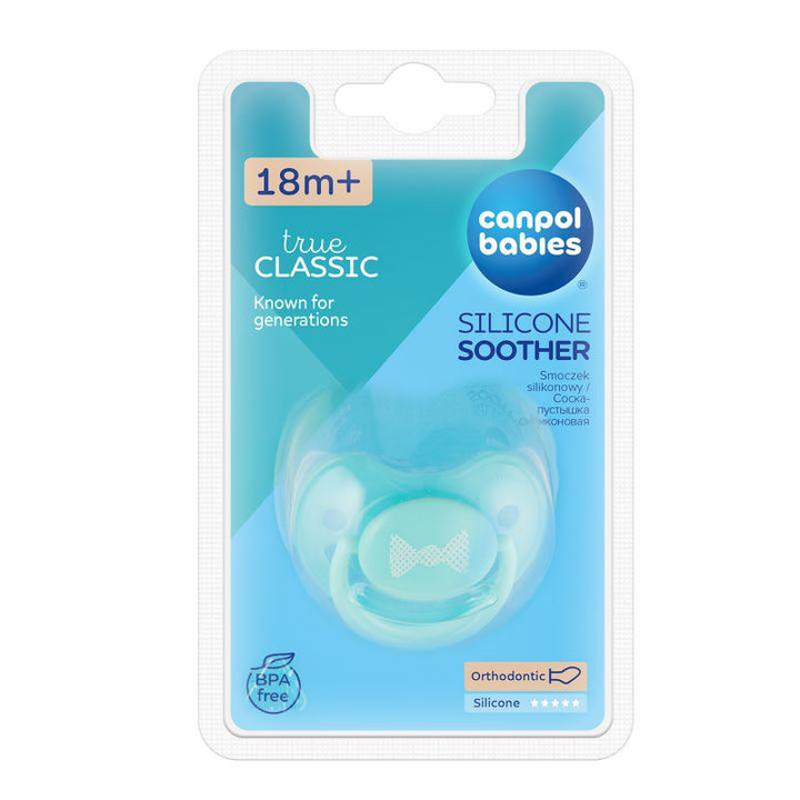 Canpol Orthodontic Silicone Soother - +18m - 1 Piece - Pastelove - ZRAFH