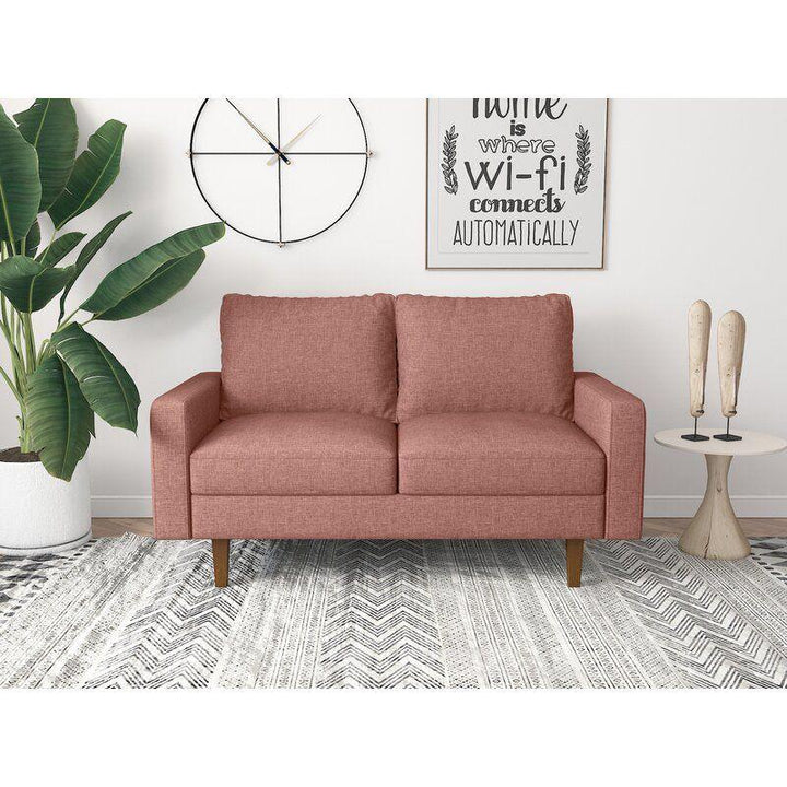 Modern Distinctive Linen 2 Seater Sofa - 180x85x85 cm - By Alhome - Zrafh.com - Your Destination for Baby & Mother Needs in Saudi Arabia