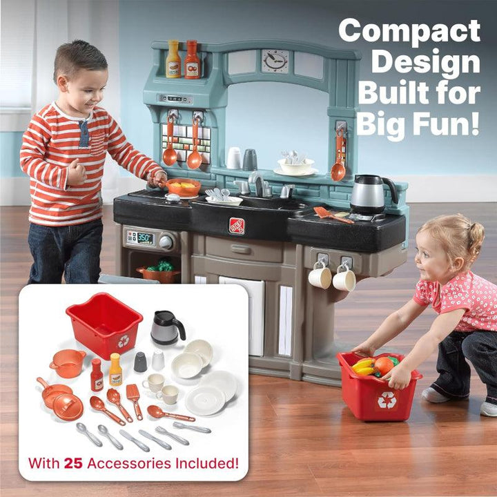 Step2 Best Chefs Kids Kitchen Play Set with Lights and Sounds - Zrafh.com - Your Destination for Baby & Mother Needs in Saudi Arabia