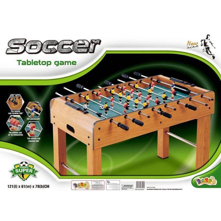 Football Soccer Wood Table Game Big Size - 76x93x51cm 37-2067512 - ZRAFH