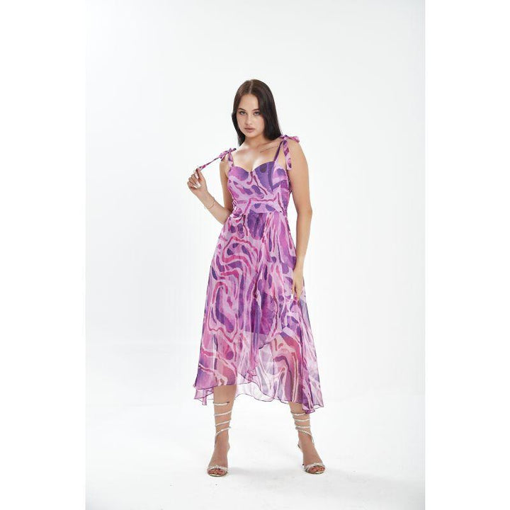 Londonella Women's Long Summer Dress Sleeveless - LON100284 - Zrafh.com - Your Destination for Baby & Mother Needs in Saudi Arabia