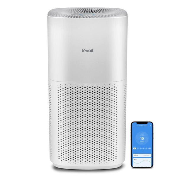 Levoit Smart Air Purifier - Wi-Fi - White - Coreå¨ 600S - Zrafh.com - Your Destination for Baby & Mother Needs in Saudi Arabia