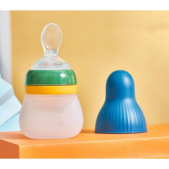 Amchi Baby Silicone Spoon Feeder - 0+ months - Zrafh.com - Your Destination for Baby & Mother Needs in Saudi Arabia