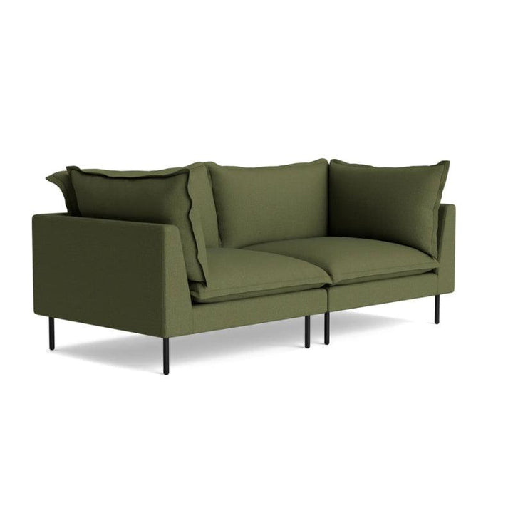 3-Seater Green Velvet Sofa By Alhome - 110111370 - Zrafh.com - Your Destination for Baby & Mother Needs in Saudi Arabia