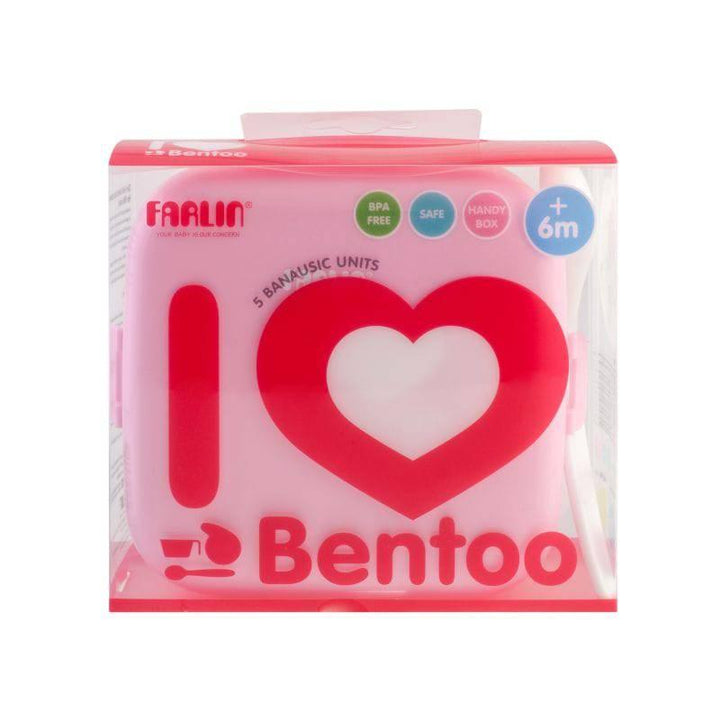 Farlin Bentoo Meal Box For Kids - Pink - ZRAFH