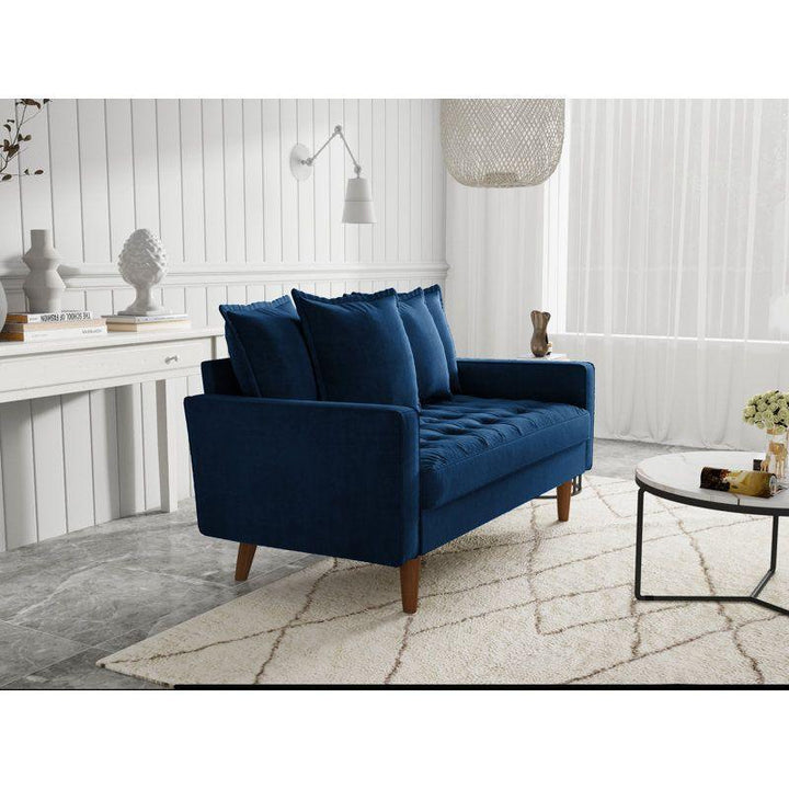 Modern Luxurious Velvet 2 Seater Sofa - 180x85x85 cm - By Alhome - Zrafh.com - Your Destination for Baby & Mother Needs in Saudi Arabia