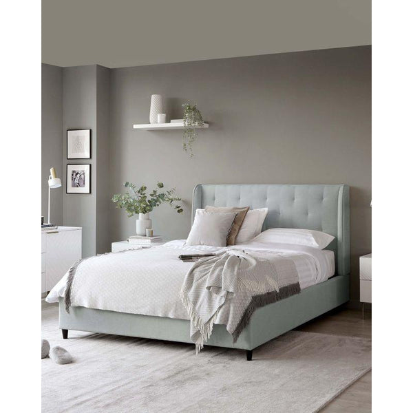 Nordic Dreams Single Bed Elegant Grey Chanel By Alhome - Zrafh.com - Your Destination for Baby & Mother Needs in Saudi Arabia