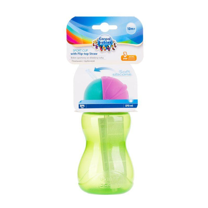 Canpol Babies cup for kids with straw 270 ml - ZRAFH