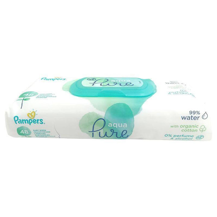 Pampers Aqua Pure Baby Wipes - 48 Wipes - 14 Packs - ZRAFH
