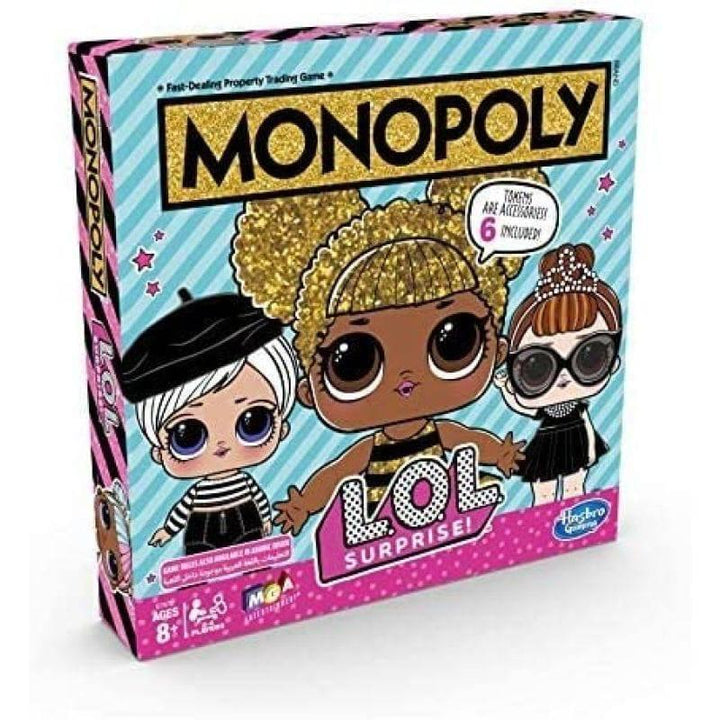 Monopoly Board Game: L.O.L. SURPRISE! - Ages 8 and Up - ZRAFH