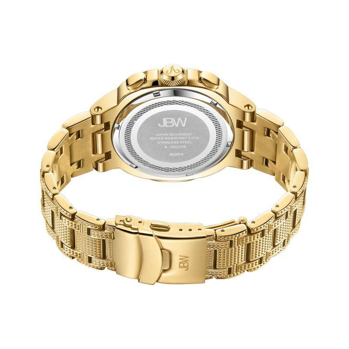 Jbw Heist Watch 0.20 Ctw Diamond - Stainless Steel - Men's Watch - Gold- J6380 - Zrafh.com - Your Destination for Baby & Mother Needs in Saudi Arabia