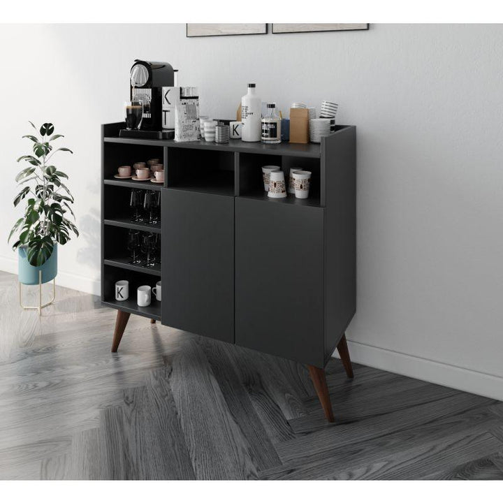 Modern Black Coffee Corner - 1.13.4.2 By Alhome - Zrafh.com - Your Destination for Baby & Mother Needs in Saudi Arabia