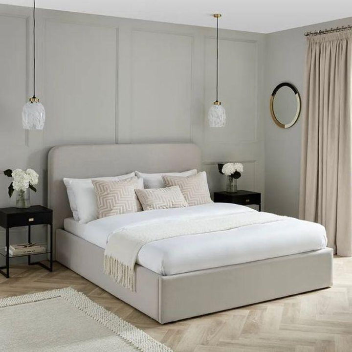 Swedish Wood Chanel Grey Super King Bed By Alhome - 110112259 - Zrafh.com - Your Destination for Baby & Mother Needs in Saudi Arabia