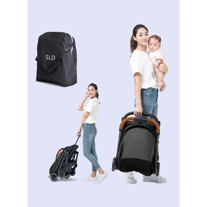 Teknum Travel Lite Stroller SLD With Hooks - Black - Zrafh.com - Your Destination for Baby & Mother Needs in Saudi Arabia