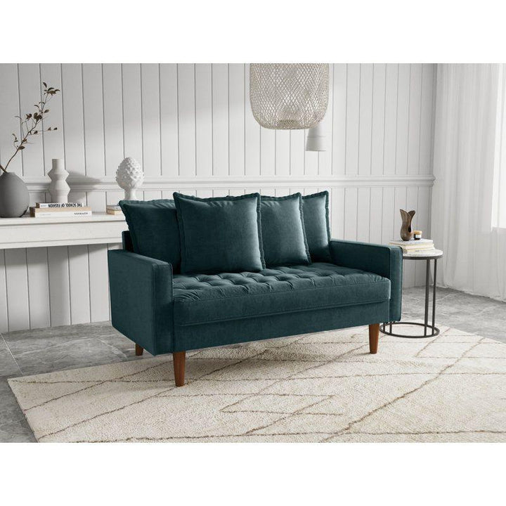 Modern Luxurious Velvet 2 Seater Sofa - 180x85x85 cm - By Alhome - Zrafh.com - Your Destination for Baby & Mother Needs in Saudi Arabia