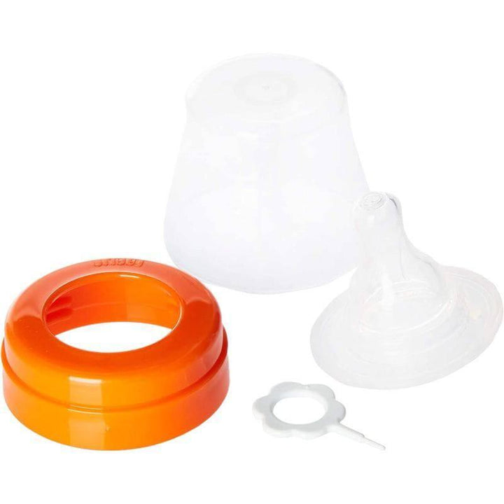 Farlin Plastic Wide Neck Feeding Bottle 150 ml - Orange - ZRAFH