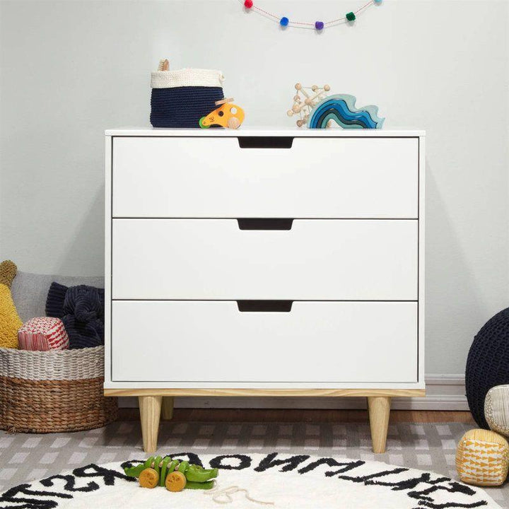 Kids Dresser: 85x40x85 Wood, White by Alhome - 110112919 - Zrafh.com - Your Destination for Baby & Mother Needs in Saudi Arabia