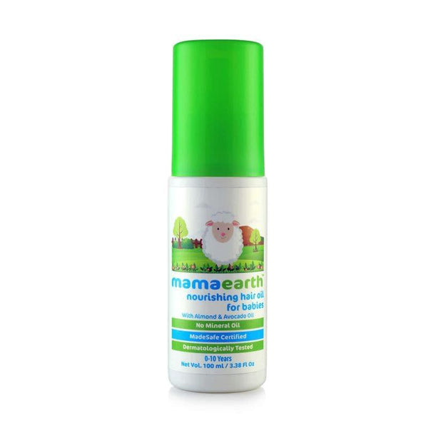 Mama earth Nourishing Hair Oil for babies - 100 mI - ZRAFH