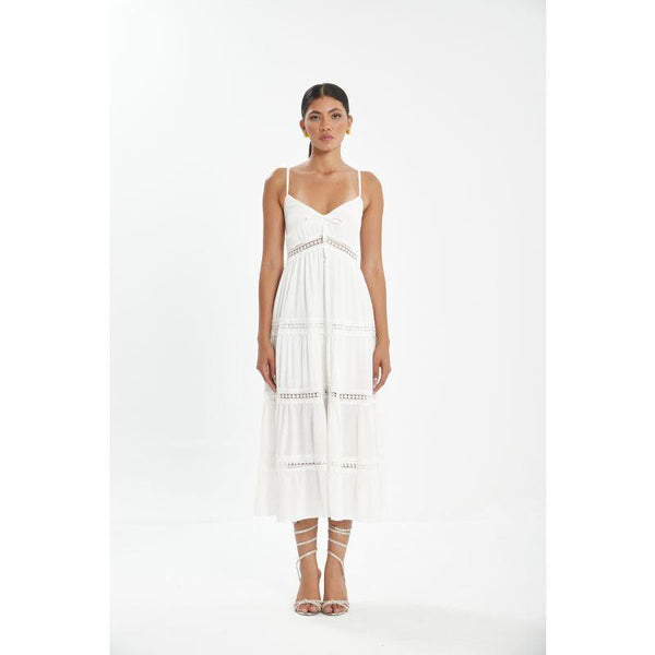 Londonella Women's Long Summer Dress With Straps - Zrafh.com - Your Destination for Baby & Mother Needs in Saudi Arabia