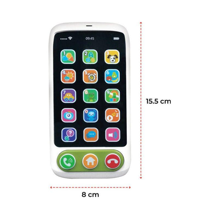 Moon A Fone Educational And Musical Toy Electronic Touch Screen Mobile Phone Toys With 5 Different Modes For Baby Kids - Zrafh.com - Your Destination for Baby & Mother Needs in Saudi Arabia