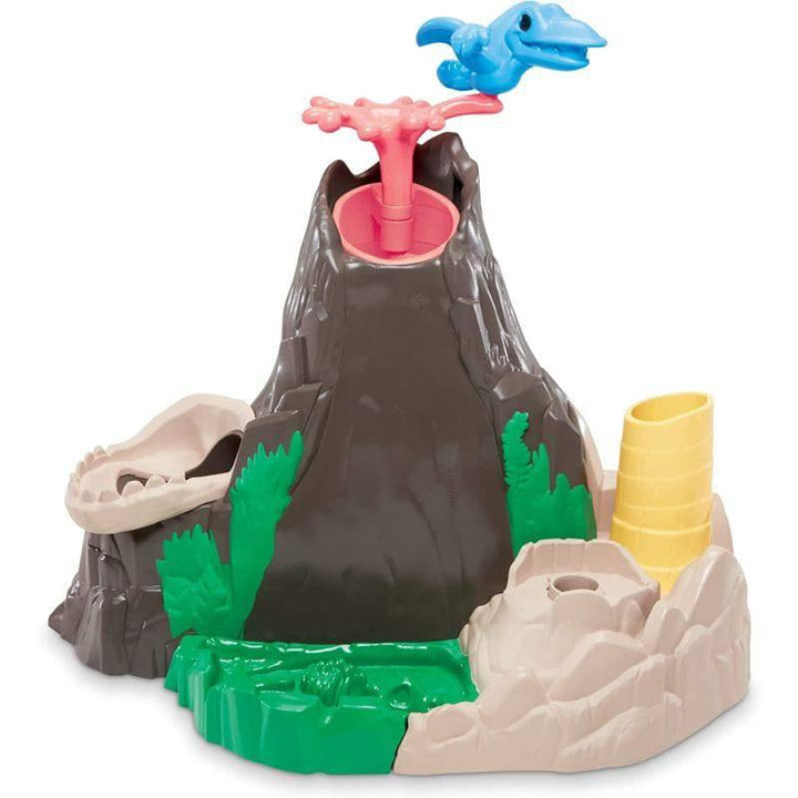 Play-Doh Slime Dino Crew Lava Bones Island Volcano Playset with HydroGlitz Eggs and Mix-ins - ZRAFH