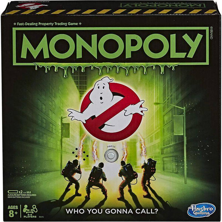 Monopoly Board Game for Kids Ghostbusters Edition Multicolor - 8.1x29.2x29.2 cm - E9479 - ZRAFH