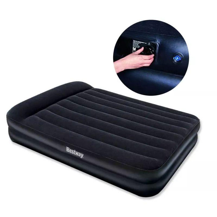 Restaira Air Bed From Bestway - 203x152x22cm - Black -26-67430 - ZRAFH