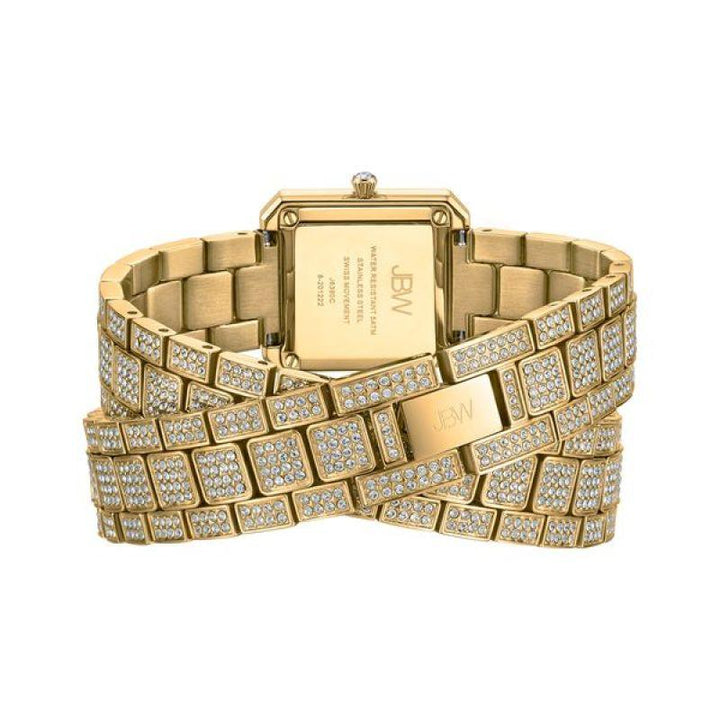 JBW Arc Diamond Watch - 0.12 Carats - Gold - J6390C - Zrafh.com - Your Destination for Baby & Mother Needs in Saudi Arabia