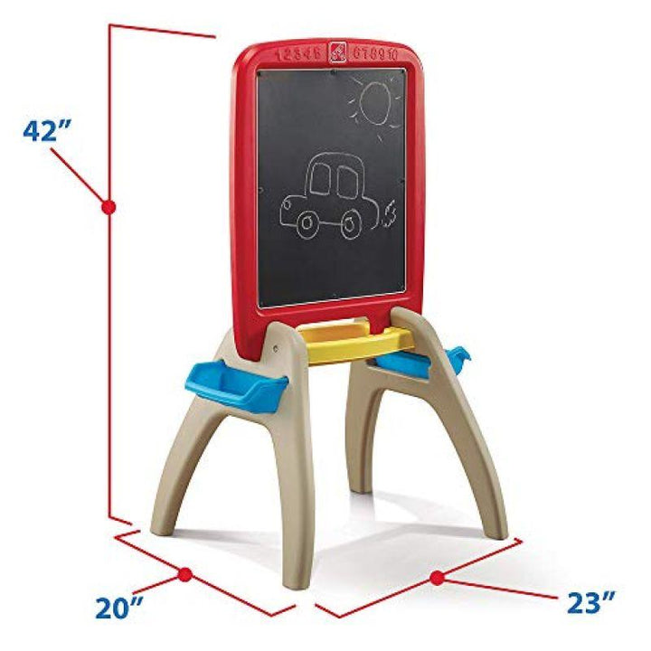 Step2 All Around Easel For Two People - Multicolor - Zrafh.com - Your Destination for Baby & Mother Needs in Saudi Arabia