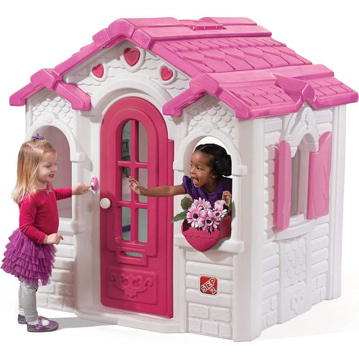 Step2 Sweetheart Playhouse - Pink and White - Zrafh.com - Your Destination for Baby & Mother Needs in Saudi Arabia