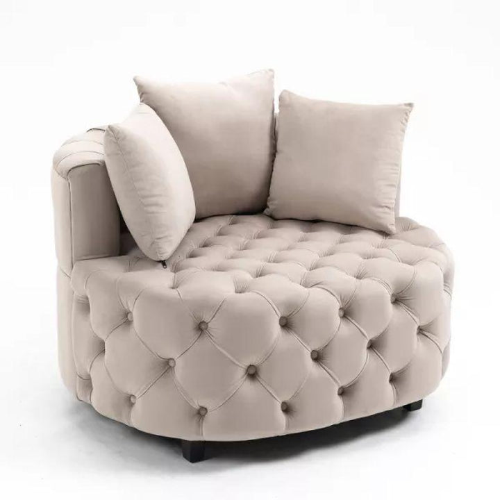 Luxurious Velvet Chair 100x85x85 cm - By Alhome - Zrafh.com - Your Destination for Baby & Mother Needs in Saudi Arabia