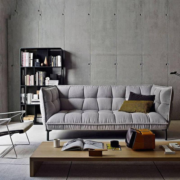 3-Seater Velvet Sofa in Sophisticated Gray By Alhome - 110111190 - Zrafh.com - Your Destination for Baby & Mother Needs in Saudi Arabia