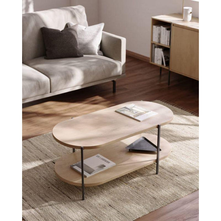 Beige Engineered Wood Center Table - Size: 107x55x45 By Alhome - 110112144 - Zrafh.com - Your Destination for Baby & Mother Needs in Saudi Arabia