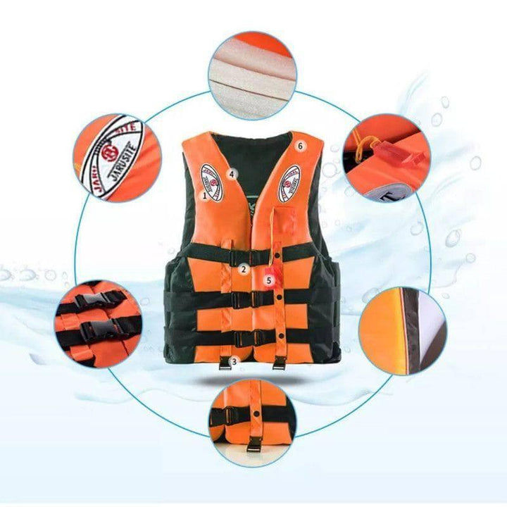 Swim Jacket 45x50 cm 50-80Kg Adults By Swim Life - 39-16-3341-Orange - ZRAFH