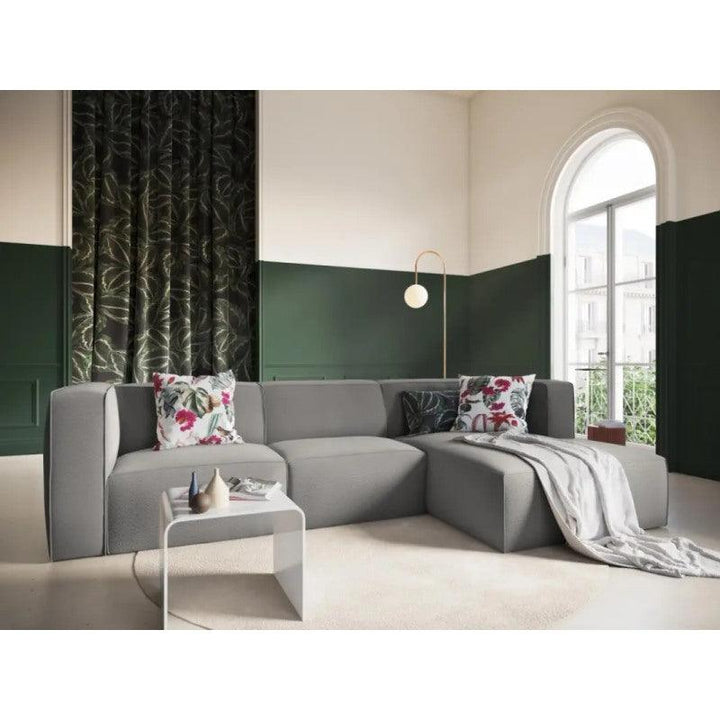 Comfortable Velvet Corner Sofa - 300x180x85x85 cm - By Alhome - Zrafh.com - Your Destination for Baby & Mother Needs in Saudi Arabia