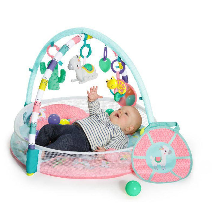 BRIGHT STARTS 4-in-1 Rounds of Fun Activity Gym & Ball Pit - multicolor - ZRAFH