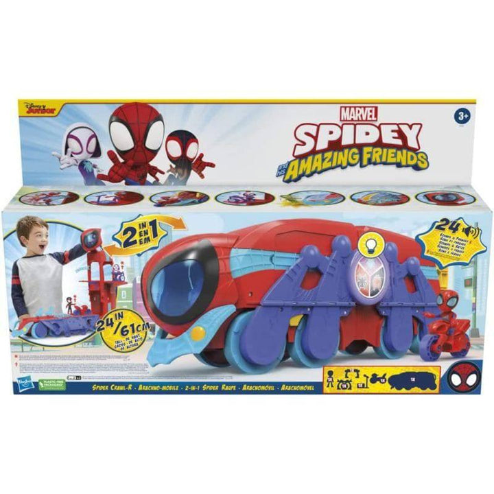 Marvel Spidey and His Amazing Friends Spider Crawl-R 2-in-1 - ZRAFH