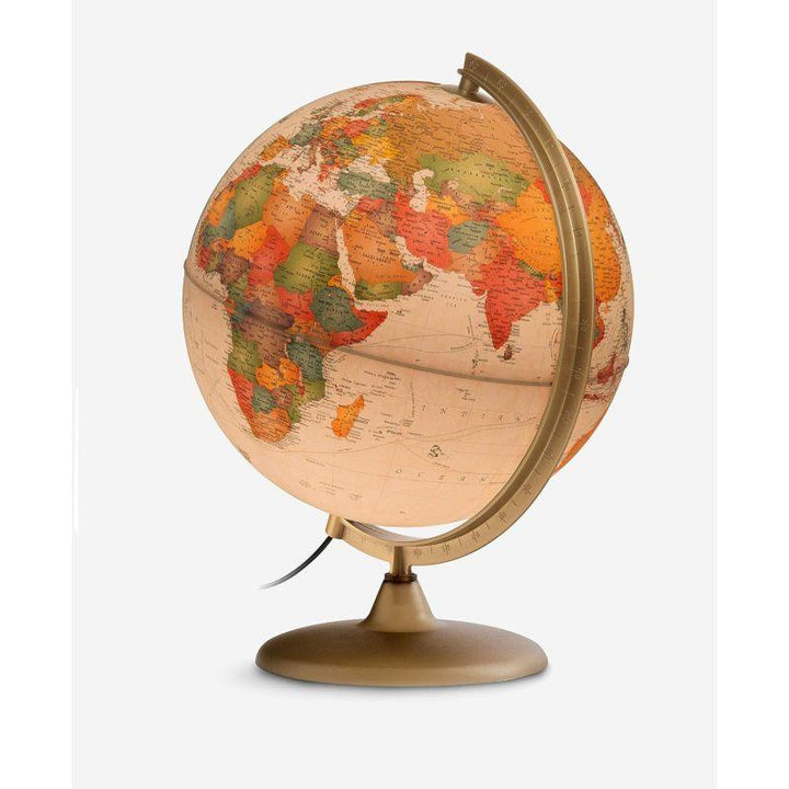Technodittatica Illuminated And Revolving Globe - 30 cm - Discovery - Antique Style - Zrafh.com - Your Destination for Baby & Mother Needs in Saudi Arabia