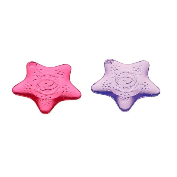 Vital Baby SOOTHE star teethers - red and purple - 2 pcs - ZRAFH