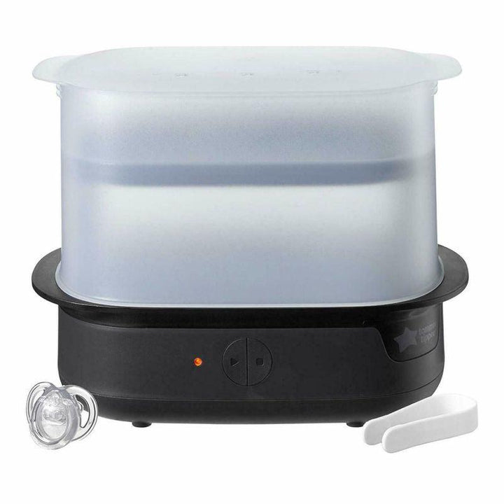 Tommee Tippee Advanced Steam Electric Steriliser for Baby Bottles - Black - Zrafh.com - Your Destination for Baby & Mother Needs in Saudi Arabia