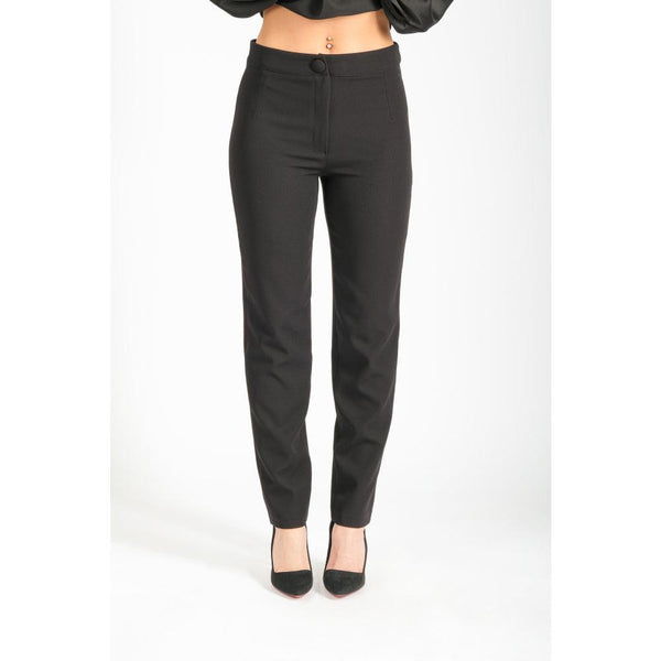 Londonella Women's Classic High-waisted Skinny Pants - Black - 100236 - Zrafh.com - Your Destination for Baby & Mother Needs in Saudi Arabia