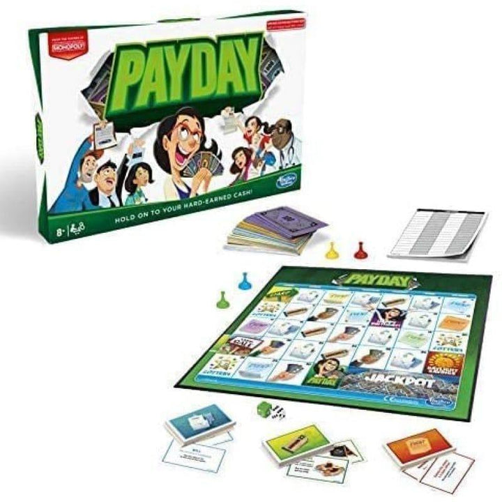 Monopoly Pay Day Game - 2 To 4 Players - Ages 8 And Up - ZRAFH