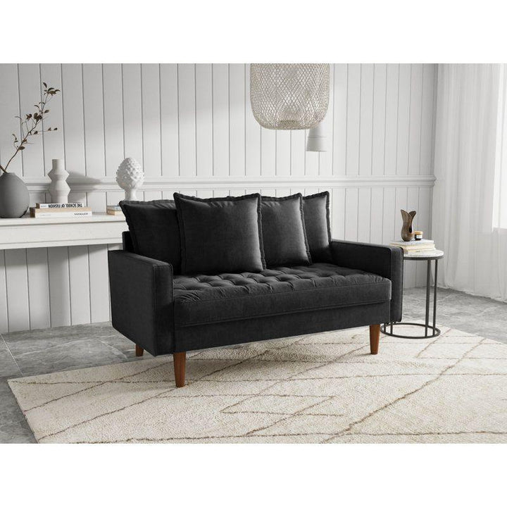 Modern Luxurious Velvet 2 Seater Sofa - 180x85x85 cm - By Alhome - Zrafh.com - Your Destination for Baby & Mother Needs in Saudi Arabia