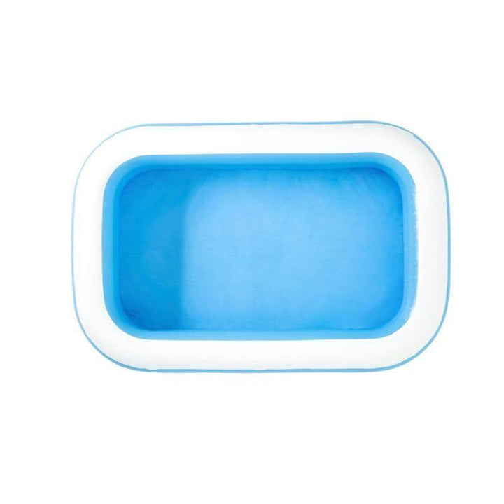Blue Rectangular Pool 2 Layers - 201x150x51 cm - 26-54346 - ZRAFH