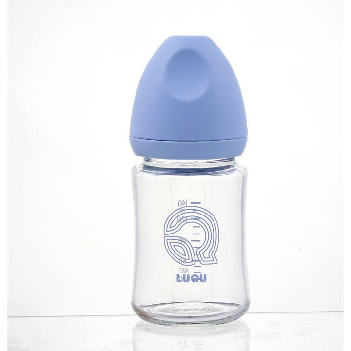 Luqu Glass Feeding Bottle Wide Neck - 140Ml - ZRAFH