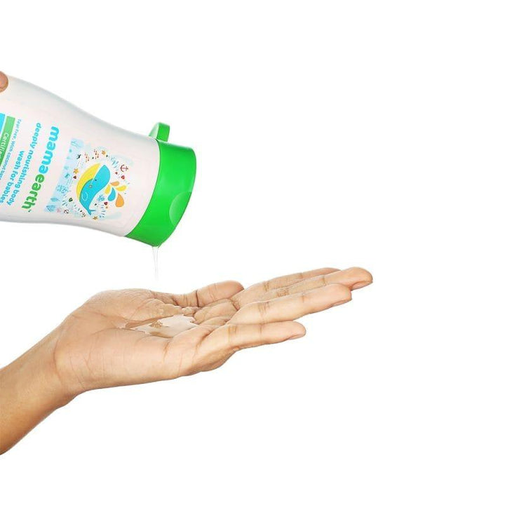 Mama earth Deeply Nourishing Body Wash For Babies - 200mI - ZRAFH