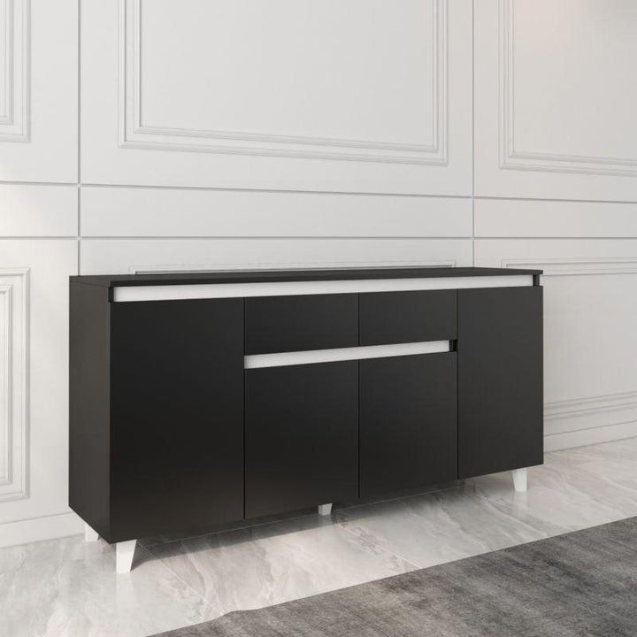 Console in Beige and Black By Alhome - Zrafh.com - Your Destination for Baby & Mother Needs in Saudi Arabia