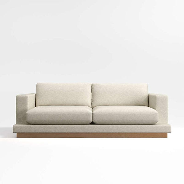 Beige Linen 3-Seater Sofa By Alhome - 110111480 - Zrafh.com - Your Destination for Baby & Mother Needs in Saudi Arabia