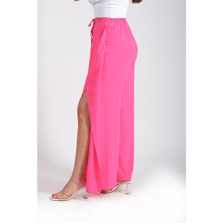 Londonella Women's High-waisted Pants With Wide Open Legs design - 100228 - Zrafh.com - Your Destination for Baby & Mother Needs in Saudi Arabia